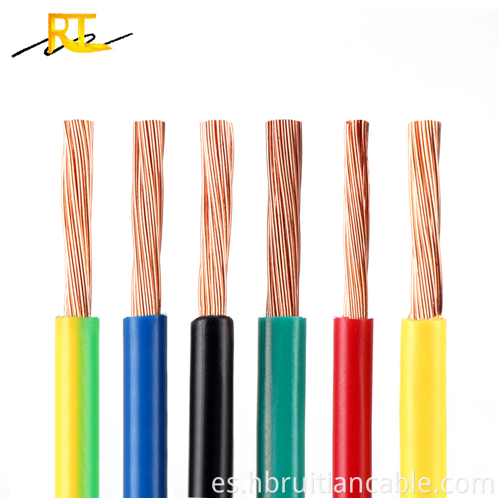 China Factory Mayor al por mayor de calibre 8 Calibre 12 Medibrador 12 de 2,5 mm Cable de cobre eléctrico Cable eléctrico